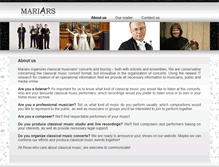 Tablet Screenshot of mariars.com